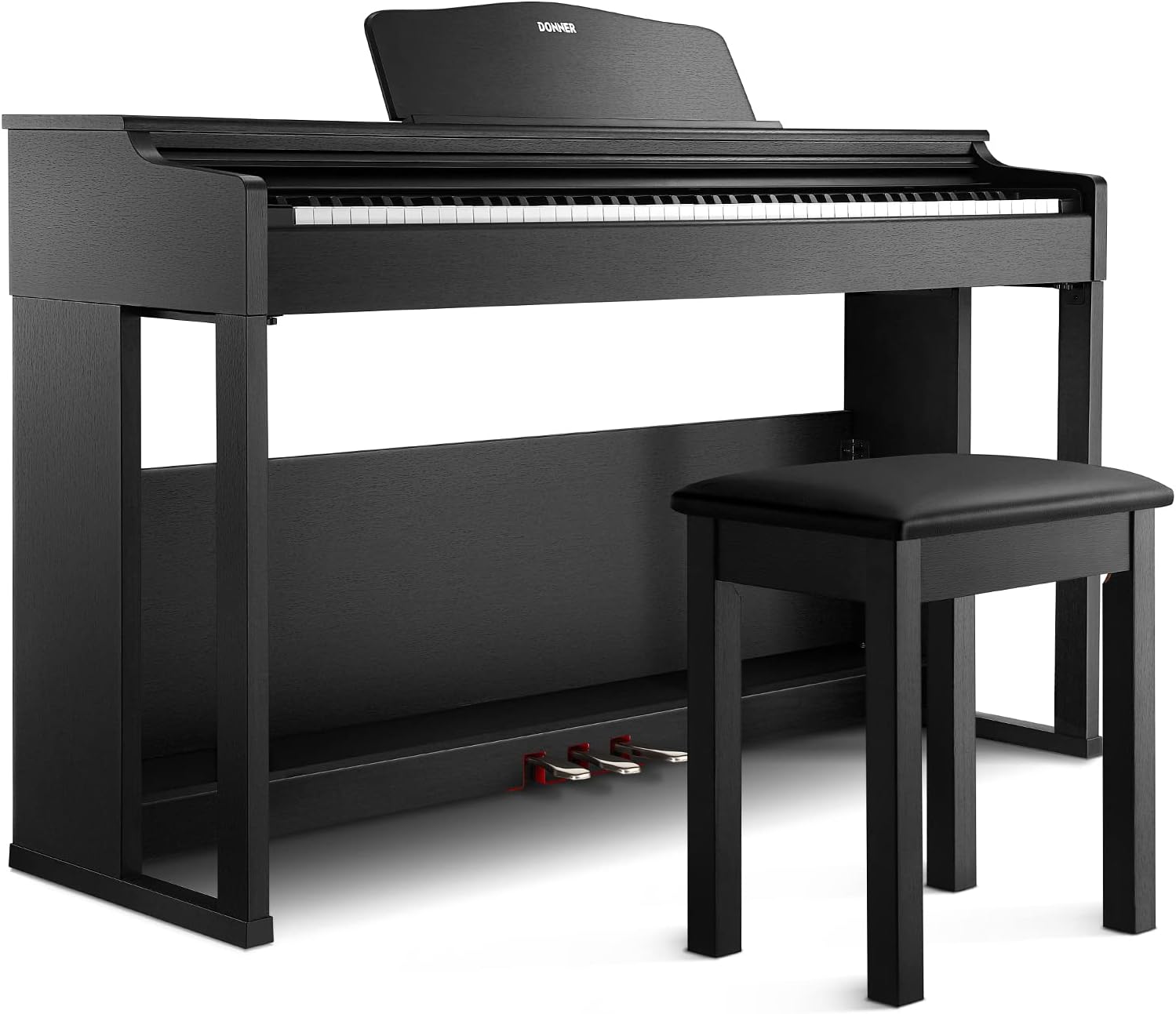 Digital Piano 88 Key Weighted - Cyfrowe pianino z 88 klawiszami, zaciskami