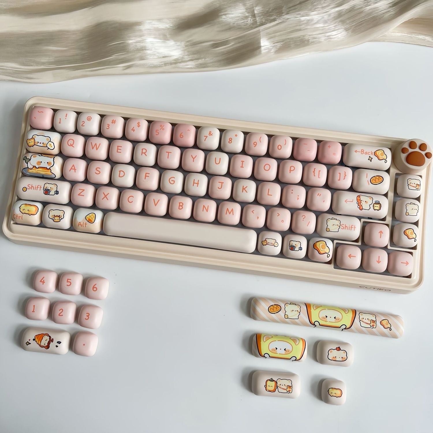 141 Klawiszy Bread Bear PBT Ke – Synthesizer Keyboard 61 Key recenzja i cena