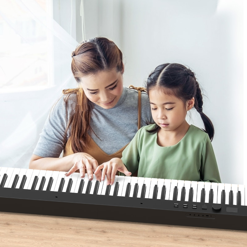 IRIN PJ88C Składane Pianino Cy – Midi Keyboard Controller 88 Key recenzja i cena