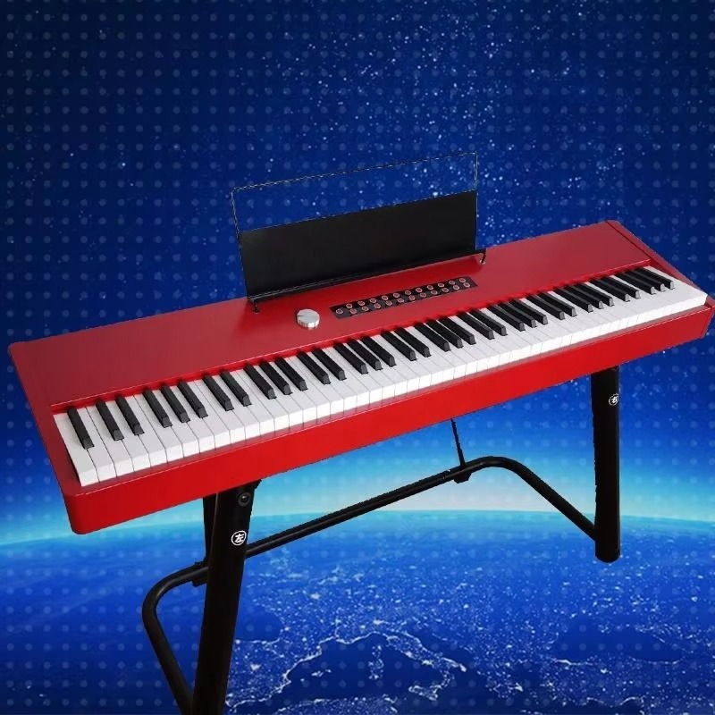 Pianino cyfrowe Aiersi, czerwo – Digital Piano 88 Key Weighted recenzja i cena