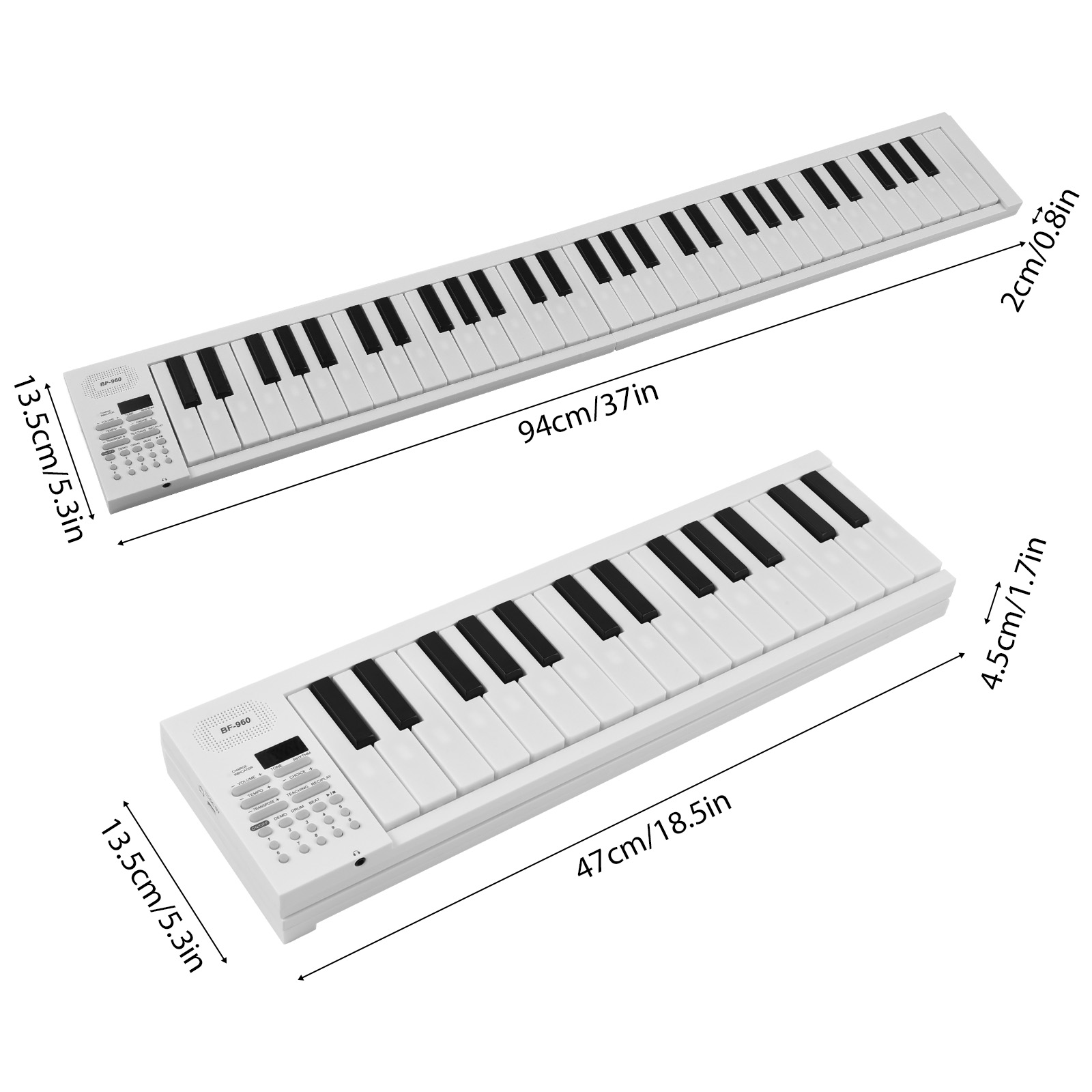 61-klawiszowe składane pianino – Synthesizer Keyboard 61 Key recenzja i cena