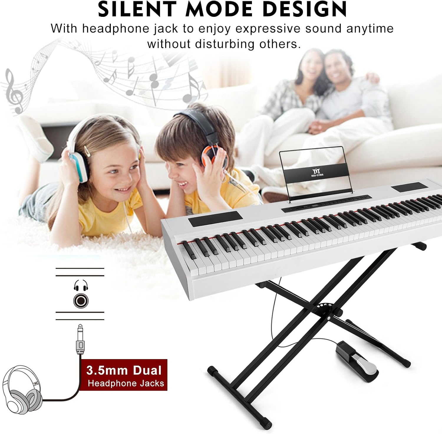 Klawiatura fortepianowa cyfrow – Digital Piano 88 Key Weighted recenzja i cena
