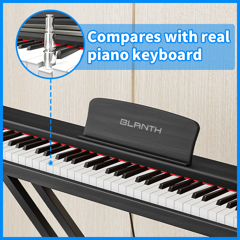 Przenośne pianino cyfrowe z kl – Digital Piano 88 Key Weighted recenzja i cena
